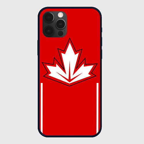 Чехол iPhone 12 Pro Max Сборная Канады: домашняя форма / 3D-Черный – фото 1