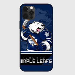 Чехол для iPhone 12 Pro Max Toronto Maple Leafs, цвет: 3D-черный