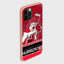 Чехол для iPhone 12 Pro Max Carolina Hurricanes, цвет: 3D-светло-розовый — фото 2