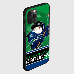 Чехол для iPhone 12 Pro Max Vancouver Canucks, цвет: 3D-черный — фото 2