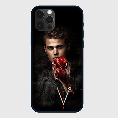 Чехол iPhone 12 Pro Max Stefan Salvatore V3 / 3D-Черный – фото 1