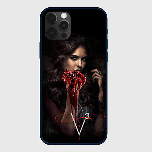 Чехол iPhone 12 Pro Max Elena Gilbert V3 / 3D-Черный – фото 1