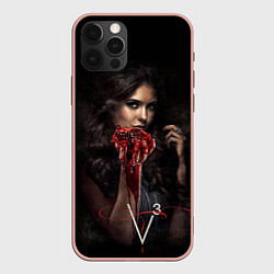 Чехол для iPhone 12 Pro Max Elena Gilbert V3, цвет: 3D-светло-розовый