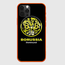 Чехол для iPhone 12 Pro Max Borussia Dortmund, цвет: 3D-красный