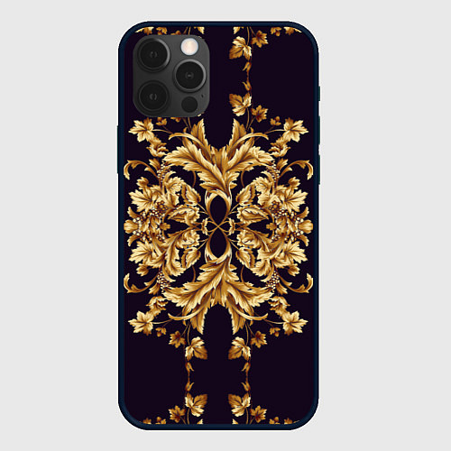 Чехол iPhone 12 Pro Max Style / 3D-Черный – фото 1