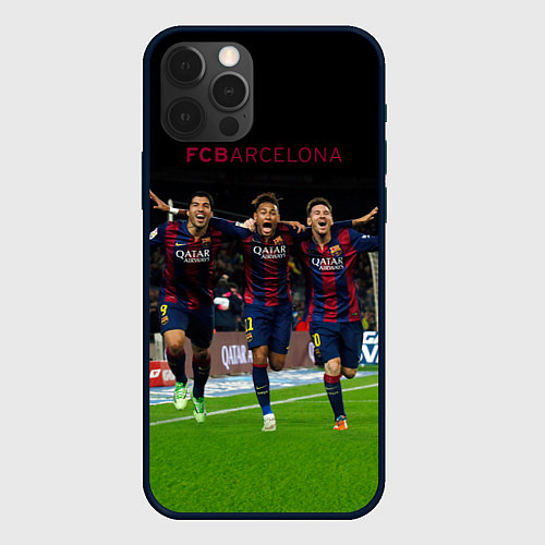 Чехол iPhone 12 Pro Max Barcelona6 / 3D-Черный – фото 1