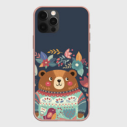 Чехол iPhone 12 Pro Max Осенний медведь