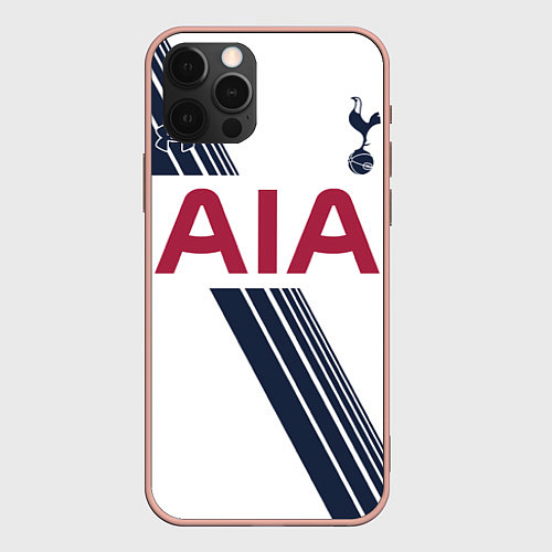 Чехол iPhone 12 Pro Max Tottenham Hotspur: AIA / 3D-Светло-розовый – фото 1