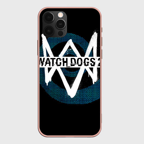 Чехол iPhone 12 Pro Max Watch Dogs 2 / 3D-Светло-розовый – фото 1