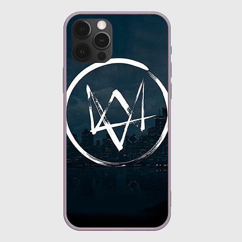 Чехол iPhone 12 Pro Max Watch Dogs 2 / 3D-Серый – фото 1