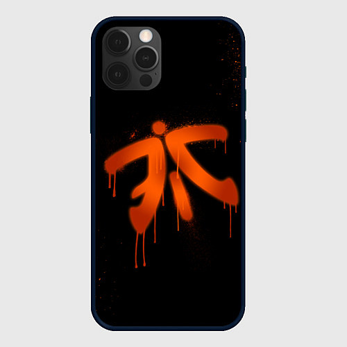 Чехол iPhone 12 Pro Max Fnatic: Black collection / 3D-Черный – фото 1