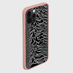 Чехол для iPhone 12 Pro Max Joy Division: Unknown Pleasures, цвет: 3D-светло-розовый — фото 2