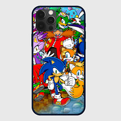 Чехол для iPhone 12 Pro Max Sonic Stories, цвет: 3D-черный