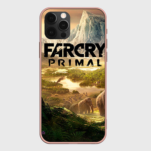 Чехол iPhone 12 Pro Max Far Cry: Primal / 3D-Светло-розовый – фото 1