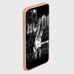 Чехол для iPhone 12 Pro Max AC/DC: Rock You, цвет: 3D-светло-розовый — фото 2