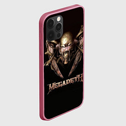 Чехол для iPhone 12 Pro Max Megadeth, цвет: 3D-малиновый — фото 2