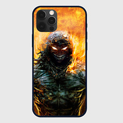 Чехол iPhone 12 Pro Max Disturbed: Monster Flame