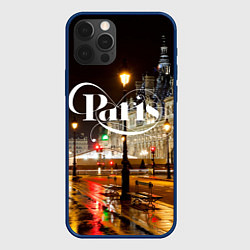 Чехол для iPhone 12 Pro Max Night Paris, цвет: 3D-тёмно-синий