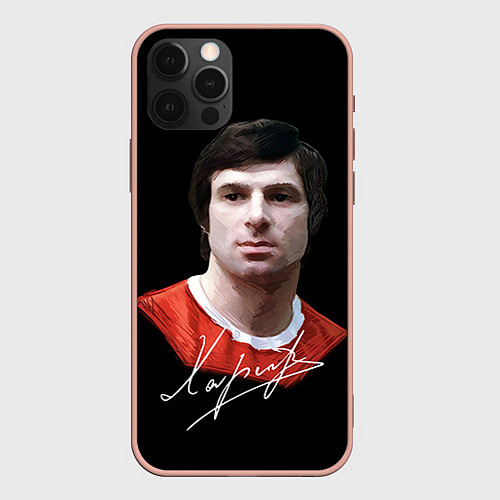Чехол iPhone 12 Pro Max Харламов / 3D-Светло-розовый – фото 1