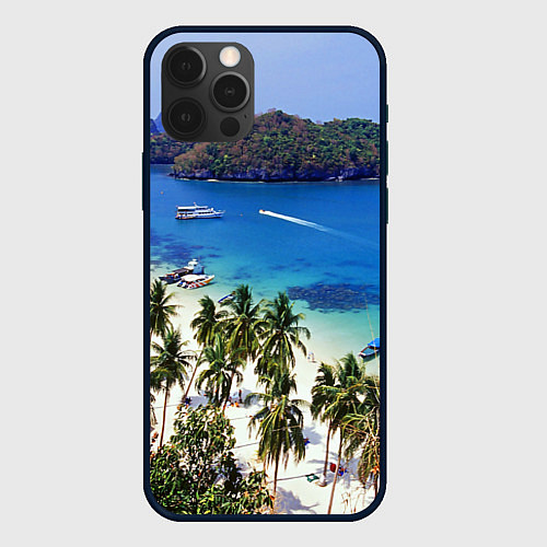 Чехол iPhone 12 Pro Max Таиланд / 3D-Черный – фото 1