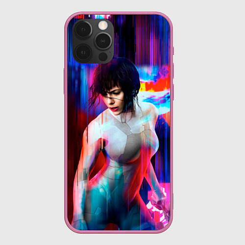 Чехол iPhone 12 Pro Max Ghost In The Shell 13 / 3D-Малиновый – фото 1