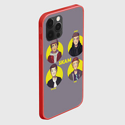 Чехол для iPhone 12 Pro Max Skam Faces, цвет: 3D-красный — фото 2