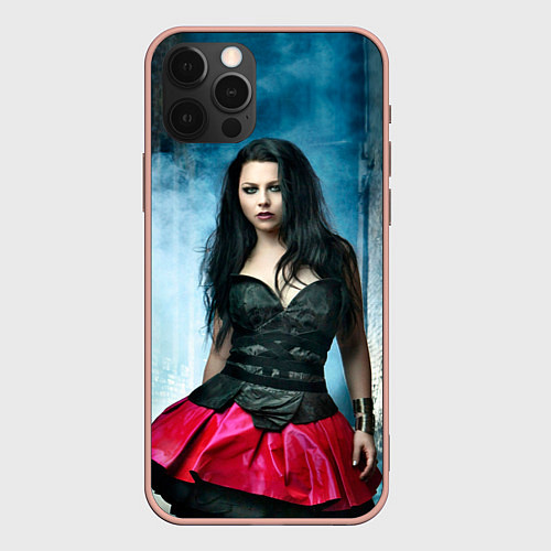 Чехол iPhone 12 Pro Max Evanescence / 3D-Светло-розовый – фото 1