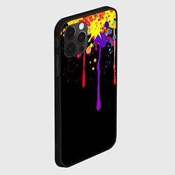 Чехол для iPhone 12 Pro Max Краски, цвет: 3D-черный — фото 2