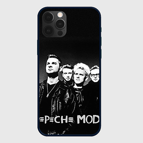 Чехол iPhone 12 Pro Max Depeche Mode: mono / 3D-Черный – фото 1