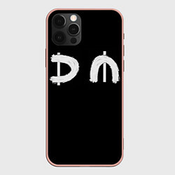 Чехол для iPhone 12 Pro Max DM Rock, цвет: 3D-светло-розовый
