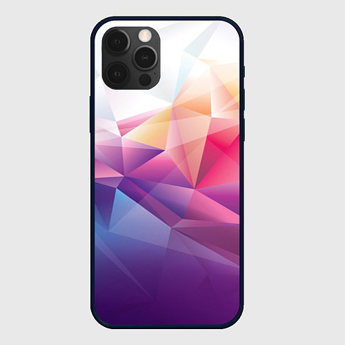 Чехол iPhone 12 Pro Max Абстракция / 3D-Черный – фото 1