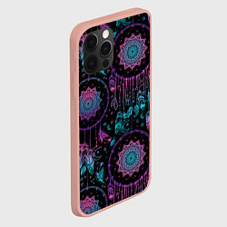Чехол для iPhone 12 Pro Max Ловцы снов, цвет: 3D-светло-розовый — фото 2