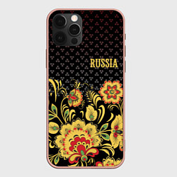 Чехол iPhone 12 Pro Max Russia: black edition