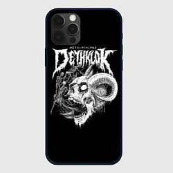 Чехол для iPhone 12 Pro Max Dethklok: Goat Skull, цвет: 3D-черный