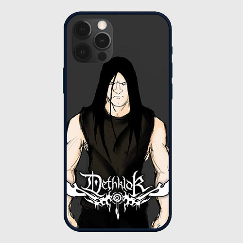 Чехол iPhone 12 Pro Max Dethklok Man / 3D-Черный – фото 1