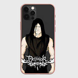 Чехол для iPhone 12 Pro Max Dethklok Man, цвет: 3D-светло-розовый