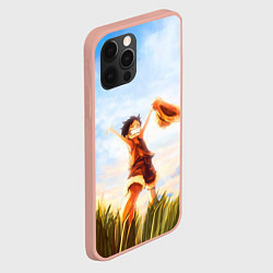 Чехол для iPhone 12 Pro Max Ван-Пис, цвет: 3D-светло-розовый — фото 2