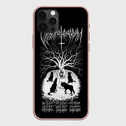 Чехол для iPhone 12 Pro Max Wolves in the Throne Room, цвет: 3D-светло-розовый