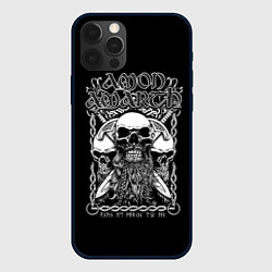 Чехол iPhone 12 Pro Max Amon Amarth: Trio Skulls