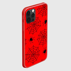 Чехол для iPhone 12 Pro Max Рассадник пауков, цвет: 3D-красный — фото 2