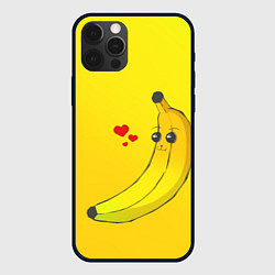 Чехол для iPhone 12 Pro Max Just Banana (Yellow), цвет: 3D-черный