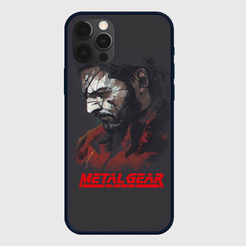 Чехол iPhone 12 Pro Max Metal Gear Solid / 3D-Черный – фото 1