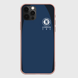 Чехол для iPhone 12 Pro Max Chelsea FC: London SW6, цвет: 3D-светло-розовый