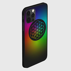 Чехол для iPhone 12 Pro Max Coldplay Colour, цвет: 3D-черный — фото 2