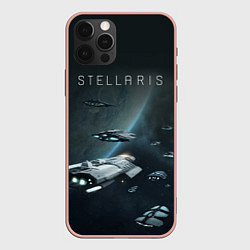 Чехол для iPhone 12 Pro Max Stellaris, цвет: 3D-светло-розовый