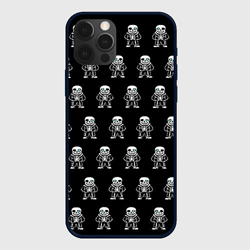 Чехол iPhone 12 Pro Max Undertale / 3D-Черный – фото 1