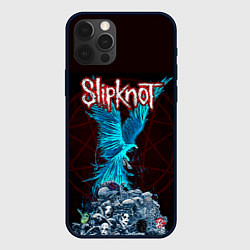 Чехол для iPhone 12 Pro Max Орел группа Slipknot, цвет: 3D-черный