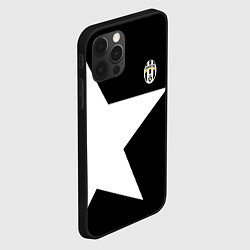 Чехол для iPhone 12 Pro Max FC Juventus: Star, цвет: 3D-черный — фото 2