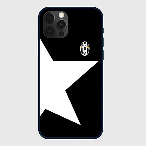 Чехол iPhone 12 Pro Max FC Juventus: Star / 3D-Черный – фото 1