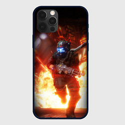 Чехол iPhone 12 Pro Max Titanfall fighter runs